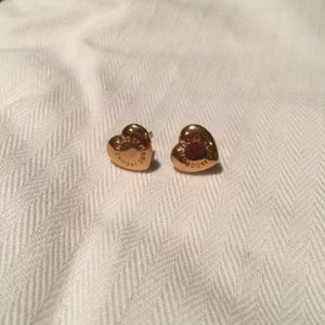 Marc Jacobs Gold Heart Earrings